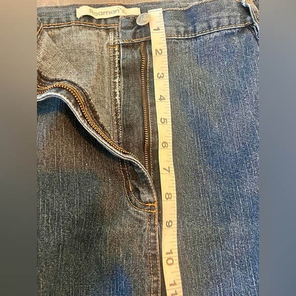 ROAMAN'S FALL DENIM A-LINE SKIRT 16W - Picture 7 of 9